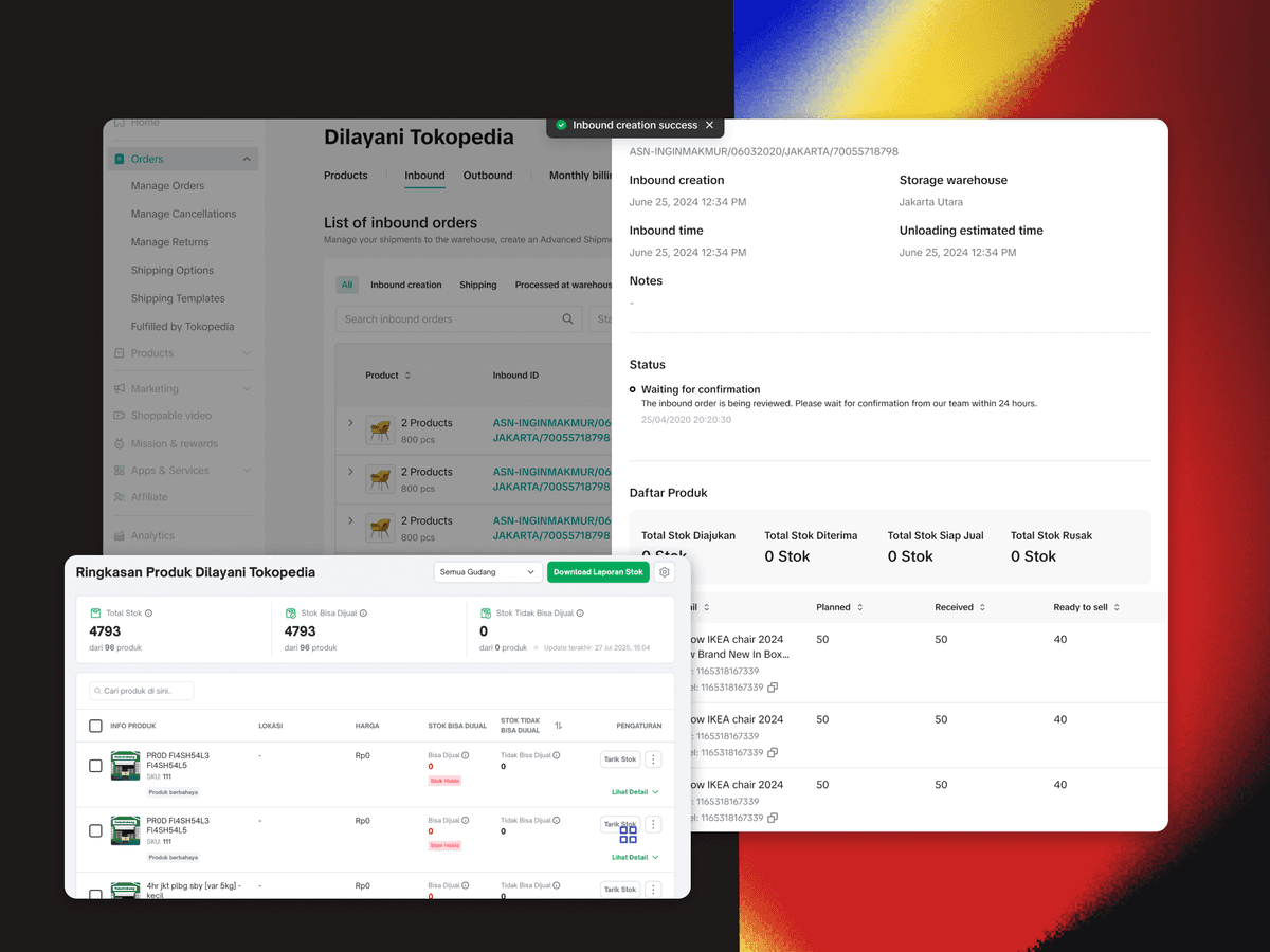 Dilayani Tokopedia in Tiktok Seller Center image